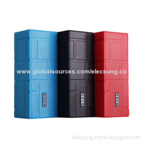 Stereo Mini Bluetooth 4.0 Speakers, Mondrian Style, Handsfree Calling, NFC on Option, Crystal Box